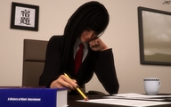 crush finger domination hand shrunken_man cruel desk pencil_drawing manicure looking_at_tiny digital_render jamesmason0 ai_tanaka bood
