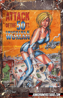 breasts drawing giantess mega blonde color handheld traffic highway vehicles straddling fantastic_four ripped_clothing the_thing attack_of_the_50_foot_woman invisible_woman marvel_comics mr_fantastic human_torch susan_storm