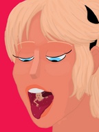 drawing vore color tongue open_mouth observer