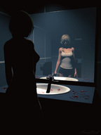 crush blonde blood shrunken_men cruel sink sorenzer0 digital_render