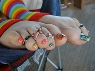 collage feet toes domination bondage shrunken_man pedicure samantha mini-slave new-toe-ring