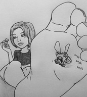 drawing monochrome toes barefoot soles unaware source_needed mosquito murati2882 rena_yamada mister_mosquito mr._moskeeto