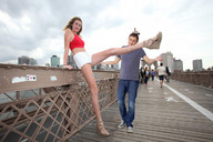 collage city mini_giantess tall amazon looking_at_viewer brooklyn_bridge holly_burt
