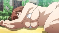 breasts drawing growth panties color butt bra anime brunette lying_down mini_giantess window animation houses ripped_clothing valkyrie_drive_mermaid