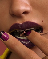 vore mouth teeth finger lips shrunken_man mr_luigi manicure digital_render