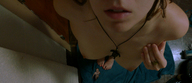 breasts collage nude barefoot unknown_artist shrunken_man looking_up indoors red_nails necklace