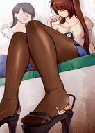 drawing nude feet color long_hair blue_eyes high_heels anime orgasm in_shoe story messiah shrunken_men sandals nylons mystic_cage foot_smelling
