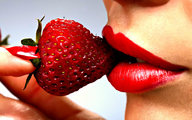 collage micro vore finger lips strawberry shrunken_people point_of_view red_lipstick crushed_by_giantess