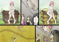 drawing giantess manga color butt cleavage anime sequence fart naigo