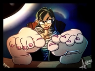 drawing feet color toes barefoot soles glasses shrunken_people between_toes pedicure nail_polish point_of_view looking_at_viewer apeiron-macro bumblebambi
