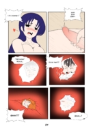 breasts drawing insertion nude pussy blushing comic color large_breasts futanari penis blue_hair rei_ayanami anal_insertion neon_genesis_evangelion shrunken_woman shrunken_man orange_hair asuka_langley_soryu misato_katsuragi technimind