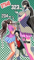 breasts drawing giantess color anime couple giantesses competition
