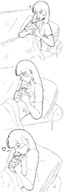 gentle giantess sleeping kissing shrunken_man