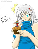 giantess surprised shrunken_man cupcake