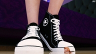 feet shoes kneeling worship shrunken_man sneakers floor converse star digital_render jamesmason0