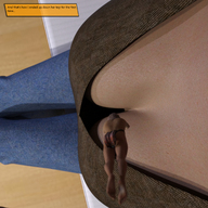 breasts gentle giantess cleavage story diving digital_render openhighhat