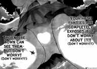 breasts drawing panties manga mega monochrome skirt navel legs sora_no_otoshimono clouds military_jet