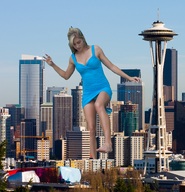 giantess collage city barefoot seattle walking skyscraper canadian_giantess adrianna adrianna_daniels cranes undue