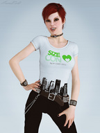vore tongue mouth teeth hand shrunken_woman manicure sorenzer0 digital_render promo sizecon