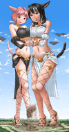 breasts drawing giantess crush feet giga city mega color destruction toes ochiko_terada sandals giantesses
