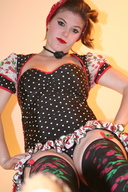 upskirt kitty photograph polkadots point_of_view