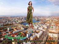 giantess collage city brunette sandals giantessbuster209 rebecca_hall