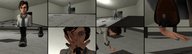 micro comic boots hand_crush hair_bow reaching_hand imminent_crush elizabeth bioshock_infinite digital_render source_film_maker shrunkenlover