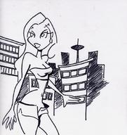 drawing giantess city mega anime