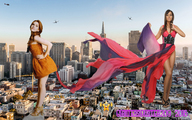 giantess collage city destruction high_heels helicopter brunette airplane giantesses tattoo looking_at_viewer san_francisco hands_on_hips giantessbuster209 isla_fisher transamerica_pyramid