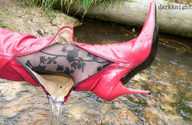 collage feet water stockings swimming shrunken_person stream high_heel_boots darkknight