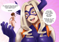 drawing giantess nude horns blonde color handheld anime brunette purple_eyes story looking_at_tiny my_hero_academia afrobull mt._lady