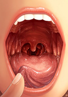 drawing karbo color tongue mouth teeth finger saliva felarya throat point_of_view subeta_(felarya)