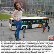 giantess collage story bus looking_at_viewer squeezemeflat