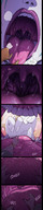 drawing giantess karbo vore comic color tongue teeth saliva open_mouth meralimexia