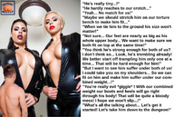 breasts collage small_man size_difference cleavage story amazon latex dominatrix squeezemeflat zipper