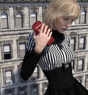 giantess blonde buildings hand phone runswithferrets digital_render can-you-hear-me-now gwyn red_telephone_box