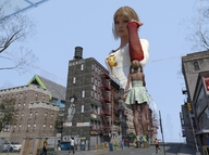 giantess blonde buildings multiple_sizes streets runswithferrets point_of_view street_view digital_render caretakers