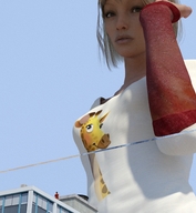giantess blonde buildings short_hair stroll runswithferrets zoom digital_render caretakers