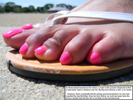 collage feet toes story sandals shrunken_man pink_nails flip_flops imminent_crush blackneptune