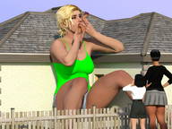 giantess blonde mouth handheld multiple_sizes sucking houses digital_render berrysmall