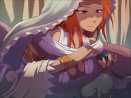drawing gentle giantess color handheld hand dark_souls gwynevere