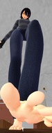 giantess crush feet toes soles point_of_view digital_render kentai