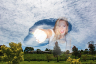 giantess collage giga mega blonde clouds sky curves captain_rand iskra_lawrence