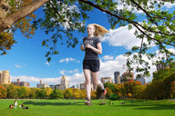 giantess collage buildings park wonderslug grass sneakers sky jogging central_park sophie_turner foot_prings