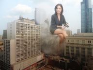 giantess collage city destruction handheld buildings legs vanessa_hudgens intershrinker vanessa-hudgens-catches-the-bus