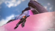 size_difference cg climbing brunette unaware point_of_view overwatch widowmaker anestusan