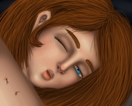 drawing giantess vore color blue_eyes blood brunette body_exploration stick_figures beccathehungrytitan