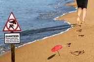 crush collage feet beach barefoot soles foot_crush shrunken_man foot_print sand crlvr poulop666