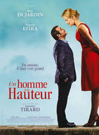 gentle blonde clothed high_heels dress amazon movie_poster suit standing looking_at_tiny virginie_efira jean_dujardin un_homme_à_la_hauteur laurent_tirard