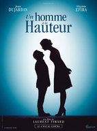 gentle clothed high_heels dress amazon movie_poster suit standing silhouette looking_at_tiny virginie_efira jean_dujardin un_homme_à_la_hauteur laurent_tirard